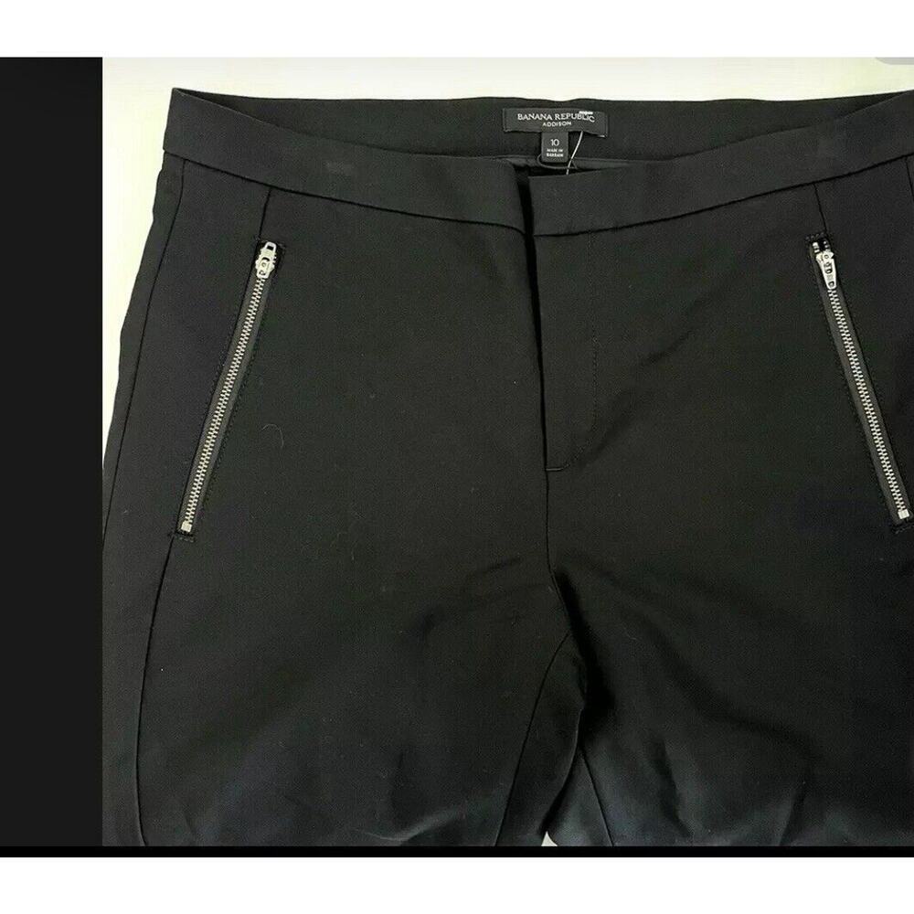 BANANA REPUBLICAddison stretch‎ career pants Size 10 Slim Ankle With Zippers - Picture 4 of 8